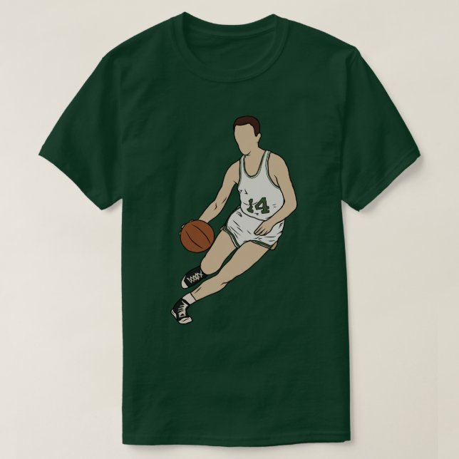 Camiseta Bob Cousy Dribbling (Diseño del anverso)