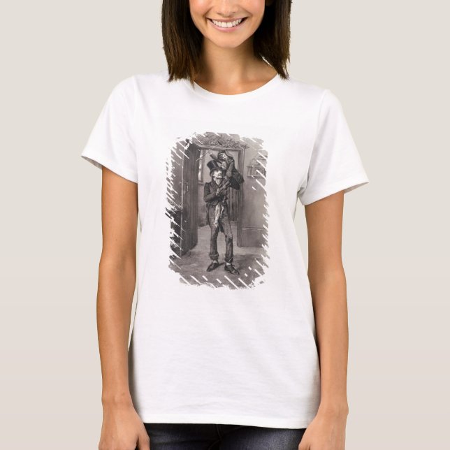 Camiseta Bob Cratchit and Tiny Tim, from 'Charles Dickens: (Anverso)