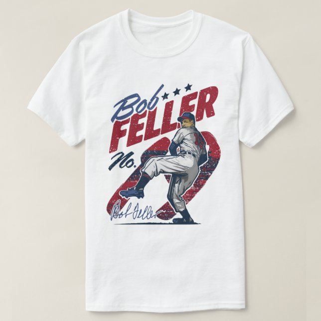 Camiseta Bob Feller Vintage (Diseño del anverso)