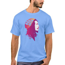 Bob Marley "One Love" Gradient Reggae Silhouette