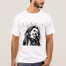 Camiseta Bob Marley Pixel Cuadrado