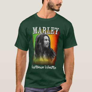 Camiseta Bob Marley Rastaman Sunset PremiumriBlend chico vi