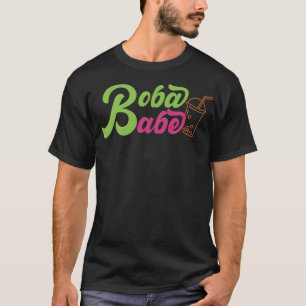 Camiseta Boba Babe Funny Boba Tea Bubble Tea jinetes ho