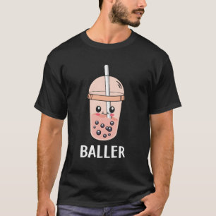 Camiseta Boba Baller Bubble Tea Pearl Japonés