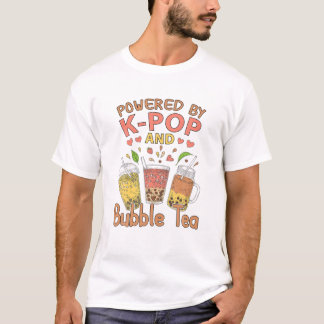 Camiseta Boba bebe té de burbuja de anime de la leche corea
