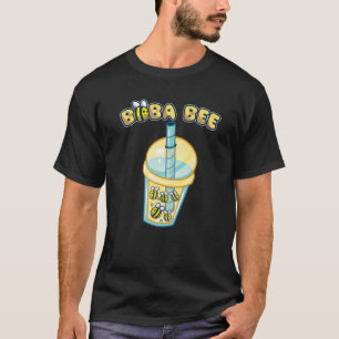 Camiseta Boba Bee Bubble Tea Milk Kawaii Abejas Estéticas