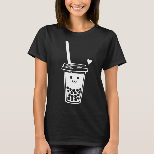 Camiseta Boba Bubble Drink Kawaii (Anverso)