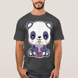 Camiseta Boba Bubble Milk Tea Kawaii Panda Lover