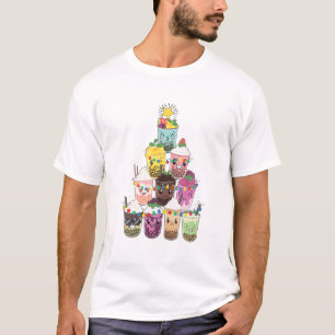 Camiseta Boba Bubble Tea Christmas Tree