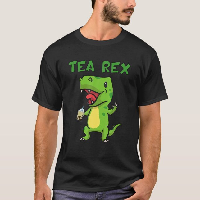 Camiseta Boba Bubble Tea Rex (Anverso)