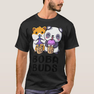 Camiseta Boba Buds Kawaii Cute Bubble Tea Hamster amadeus a