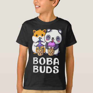 Camiseta Boba Buds Kawaii Cute Bubble Tea Hamster Matanza