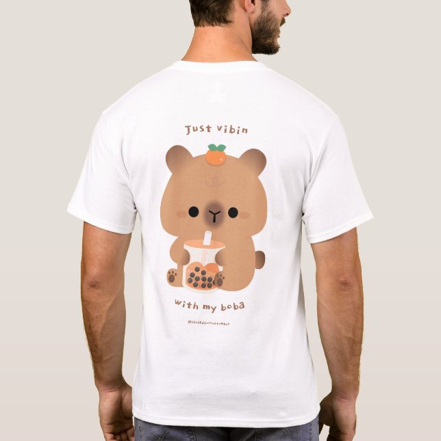 Camiseta Boba Capybara (Reverso)