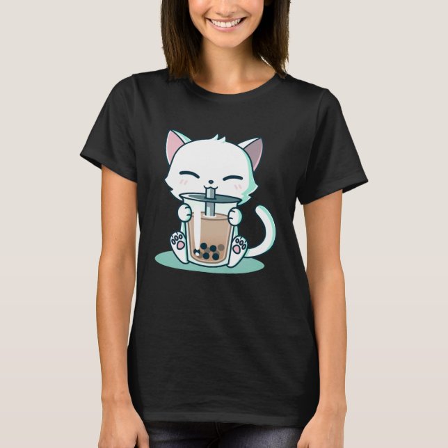 Camiseta Boba Cat Kitten (Anverso)