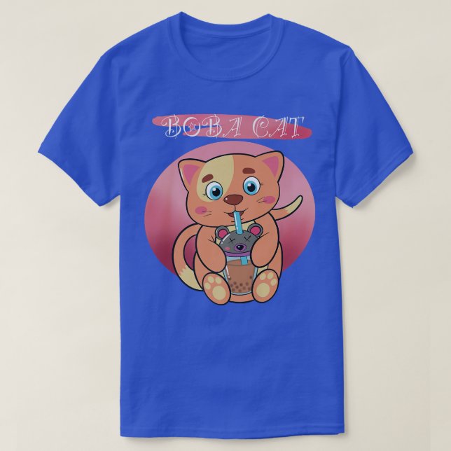 Camiseta Boba Cat Premium  (Diseño del anverso)