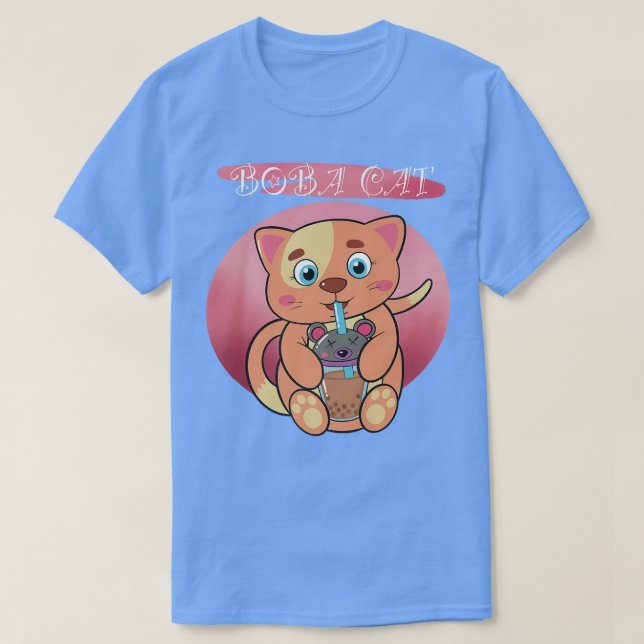 Camiseta Boba Cat Premium (Diseño del anverso)