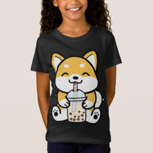 Camiseta Boba Corgi   Té de leche   Corgi Lover