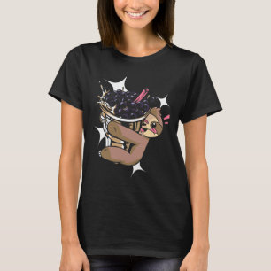 Camiseta Boba De Té Verde, Taro Y Té Leche Con Slo Cuto