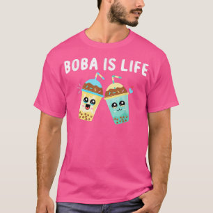 Camiseta Boba Es Divertido De La Vida Kawaii Té De Burbuja