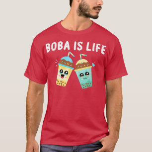 Camiseta Boba Es Divertido De La Vida Kawaii Té De Burbuja