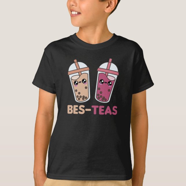 Camiseta Boba Fiesta del mejor amigo del té de burbuja Boba (Anverso)