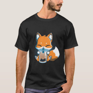 Camiseta Boba Fox bebe Kawaii Anime japonés Foxy