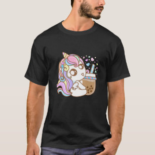 Camiseta Boba Kawaii Unicorn Pegasus