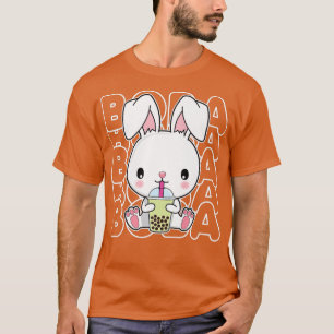 Camiseta Boba Leche de burbujas Tea Kawaii Conejo Conejo pa