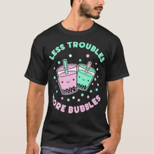 Camiseta Boba Leche Té De Burbuja Regalo De Té De Burbuja