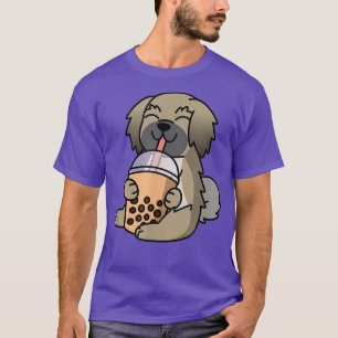 Camiseta Boba Leche Té Pekingese Perro