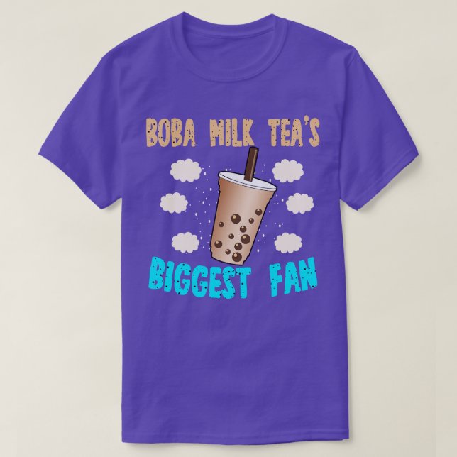 Camiseta Boba Leche Teas Mayor Ventilador (Diseño del anverso)