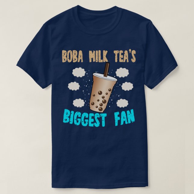 Camiseta Boba Leche Teas Mayor Ventilador (Diseño del anverso)