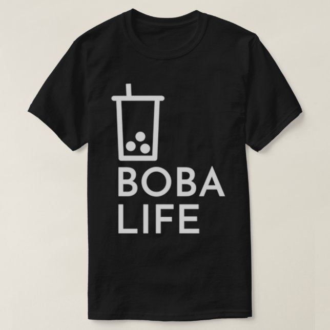 Camiseta Boba Life Bubble Tea Design (Diseño del anverso)