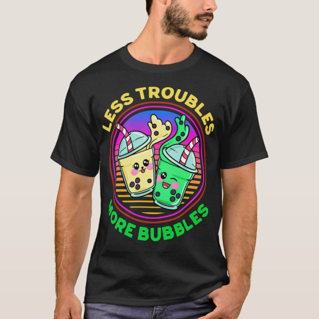 Camiseta Boba Milk Tea Bubble Tea For Bubble Tea kiddin cou (Anverso)