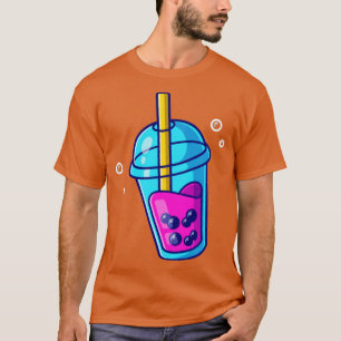 Camiseta Boba Milk Tea Personalizado