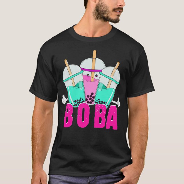 Camiseta Boba Pearl Milk Bubble kiddin (Anverso)