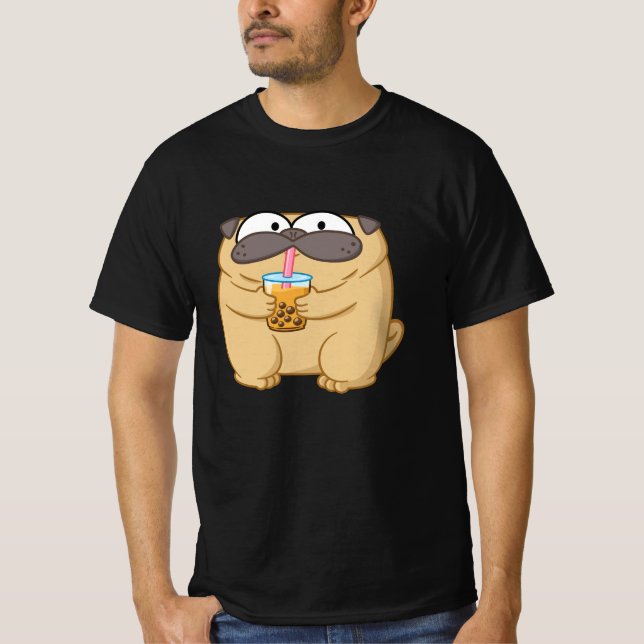 Camiseta Boba Pug (Anverso)
