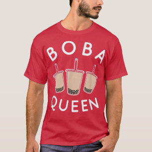 Camiseta Boba Queen , Ice Bebe Tea Bubble Boba Tee