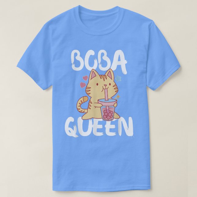Camiseta Boba Queen Panda Lover Bebe Burbuja Tea Ka (Diseño del anverso)
