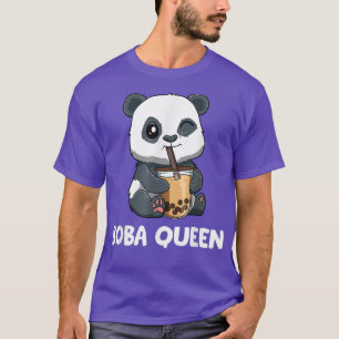 Camiseta Boba Queen PandasFunny Boba Tea