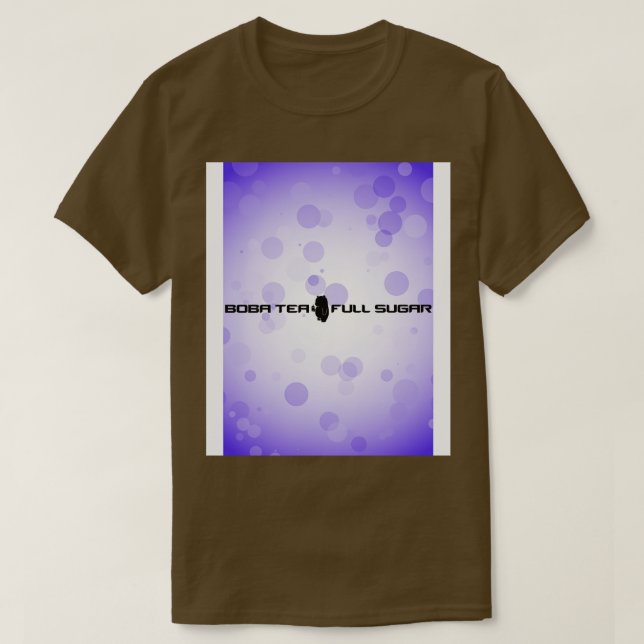 Camiseta Boba Strike Boba Tea Azúcar Completo CSGO Purple (Diseño del anverso)