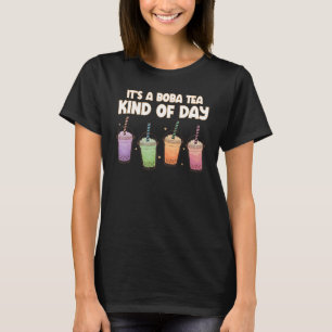 Camiseta Boba Tapioca Pearls Burbble Leche Té Drink Hombres