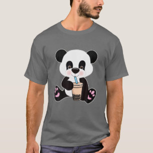 Camiseta Boba Tapioca Perlas Leche de burbuja Té Bebida Pan