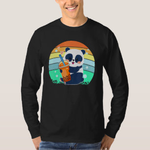 Camiseta Boba Tapioca Perlas Leche de burbuja Té Bebida Pan