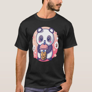 Camiseta Boba Tapioca Perlas Leche de burbujas Té Beber Pan