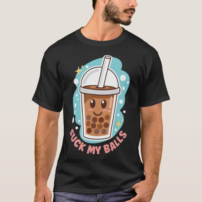Camiseta Boba Tea Bubble Tea Leche Tea Tea Bubble andaluz (Anverso)