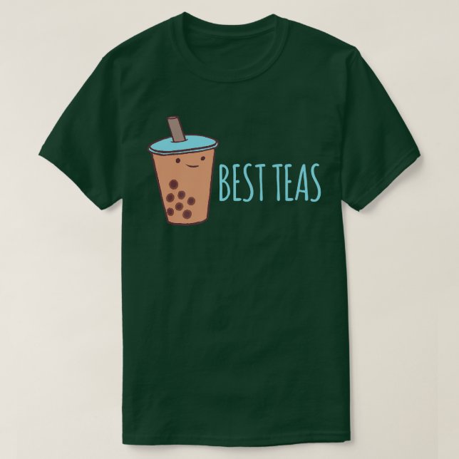 Camiseta Boba Tea Bubble Tea Partnership Best Teas Premium  (Diseño del anverso)