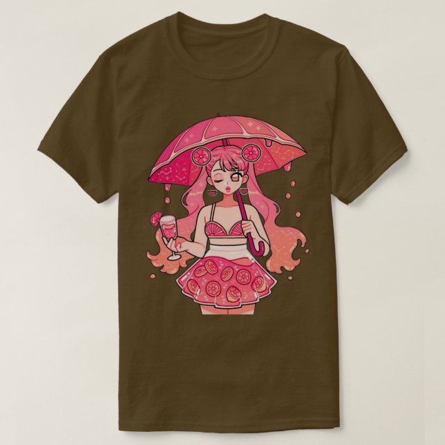Camiseta boba tea chica 1 (Diseño del anverso)