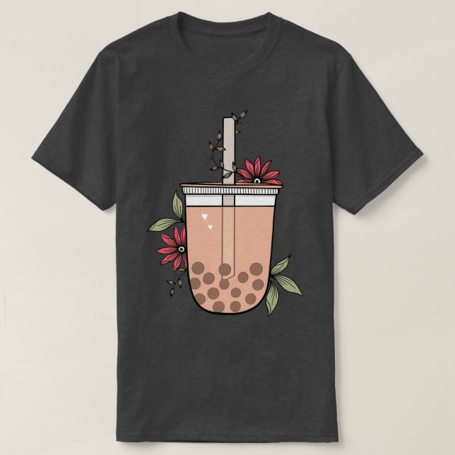 Camiseta Boba Tea Cup (Diseño del anverso)
