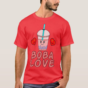 Camiseta Boba Tea I Love Boba Bubble Tea